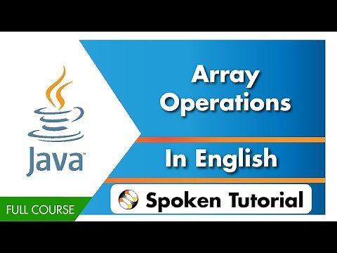 Array Operations - English