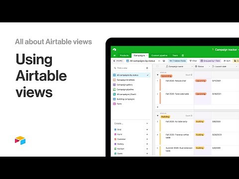 Using Airtable views