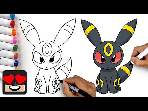 How To Draw Pokemon | Umbreon