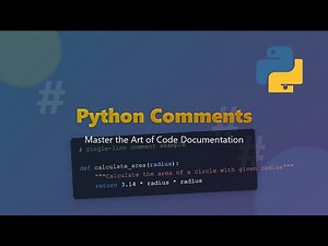 Python Comments: Master Clear & Maintainable Code ✍️