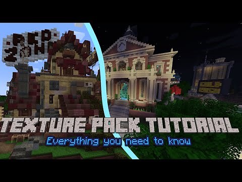 How to Make your own Minecraft Texture Packs on Java Edition!