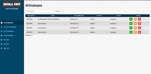 Simple Employee Records System using PHP with Source Code