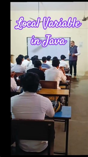 Local Variable in Java #java #explorebypushpendra