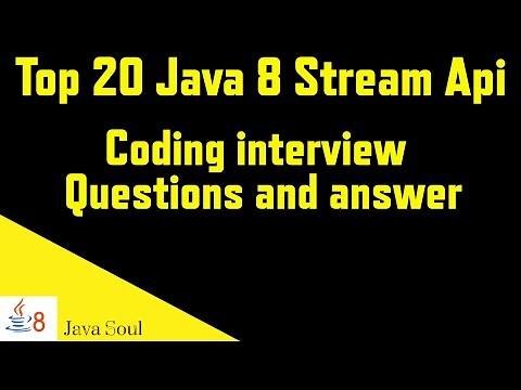 Top 20 Java 8 coding interview questions | Java 8 programming interview questions | Java8 stream api