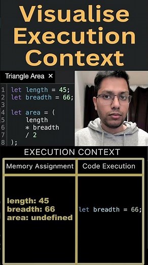 Visualise Execution Context | Clip #7 | Understanding Execution Context | Core JavaScript