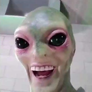 Alien laughing