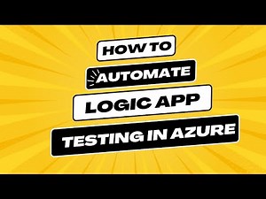 108. How to automate logic app testing?| How to test logic app with specflow | Logic App testing