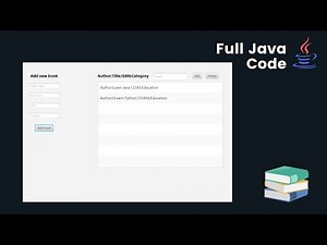 Library Management System with JavaFX | JavaFX Tutorial