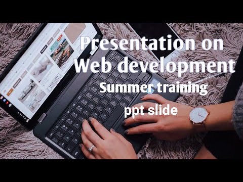Web development ppt slide (presentation)