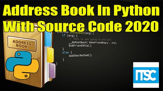 Address Book Project In Python With Source Code