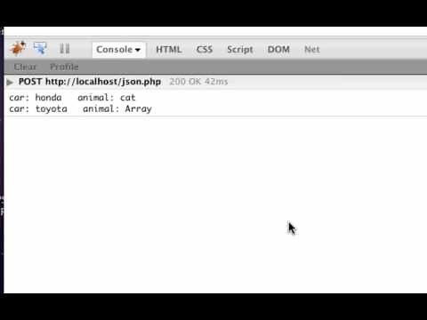 Javascript Object to a PHP Object