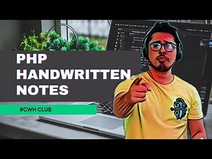 PHP Handwritten Notes | Code with Harry