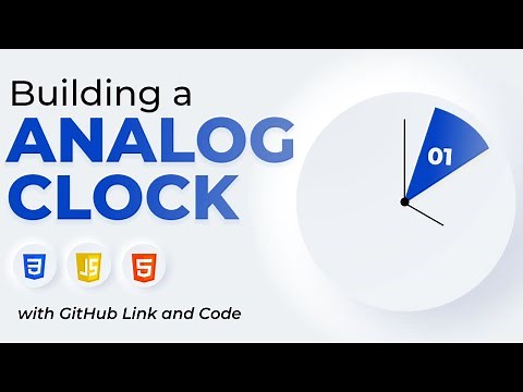 Build a Analog Clock using HTML, CSS and JavaScript | Full Frontend Project | Code with Scaler