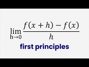 A-Level Maths: Differentiation from First Principles (Explained Clearly)