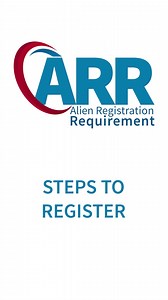 There are 5 easy steps to registering with USCIS under the Alien Registration Requirement. Learn more: uscis.gov/alienregistration | U.S. Citizenship and Immigration Services