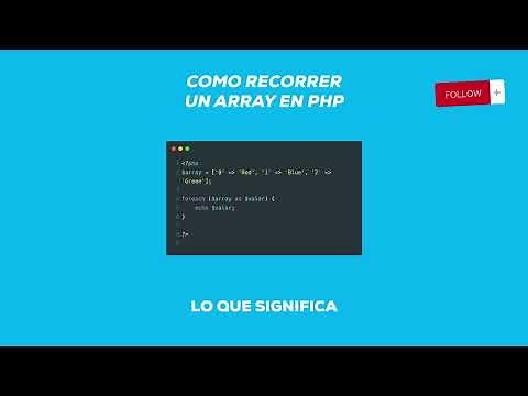 Recorrer array en PHP