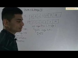 Class 12 Computer Science Chapter 9 Array (Video 7)