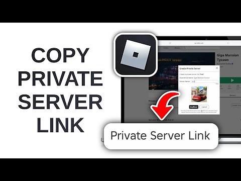 How to Copy Private Server Link on Roblox
