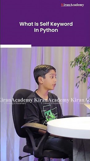 What is a self keyword in Python? | Python self Explained! 🐍| #freshers #shorts