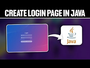 How To Create Login Page in Java ! For Beginners (Full Tutorial)