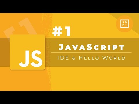 JavaScript Tutorial #1: IDE & Hello World | Web Development | Filipino | Tagalog