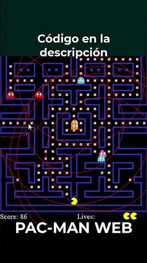 PAC MAN GAME + Código HTML - Javascript