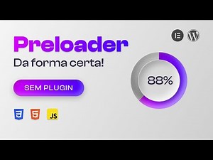 Como criar um Preloader no seu Site Wordpress Elementor com HTML CSS E JS