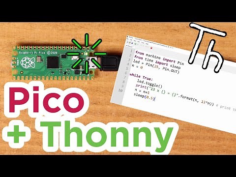 How to Setup a Raspberry Pi Pico and Code with Thonny