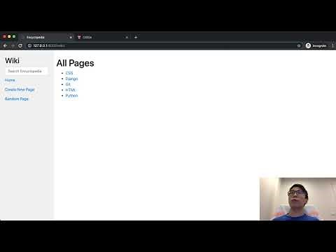 CS50 Web Programming: Project 1: Wiki