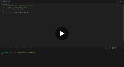 Remove Duplicate Data from Arrays with JavaScript | Durvesh Kumar posted on the topic | LinkedIn