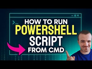 How to RUN PowerShell Script from CMD (Step by Step)