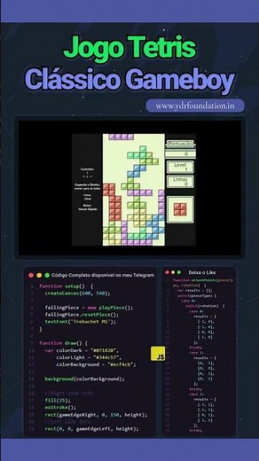 🎮✨ Classic Gameboy Tetris in JavaScript!