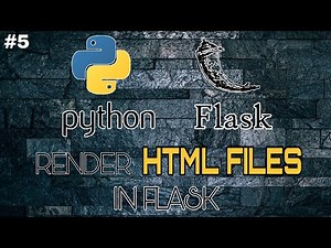 Including HTML page in flask & data sharing between them | HTML Templates | Pass data between them