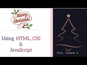Christmas Tree 🎄 Using HTML, CSS and JavaScript #christmas #merrychristmas #html #css #coding #js