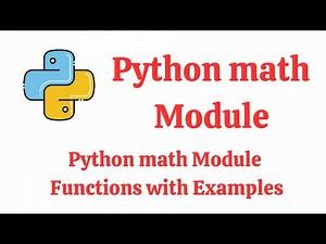 Python math Module | Python math Module Functions with Examples