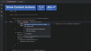 Use Pattern Matching for instanceof