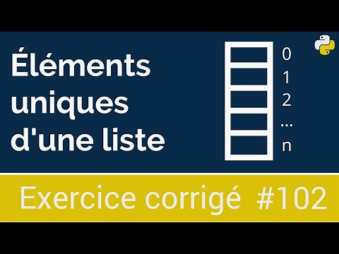 Corrected Exercise 102: Program that determines and displays the unique elements of a list | Python