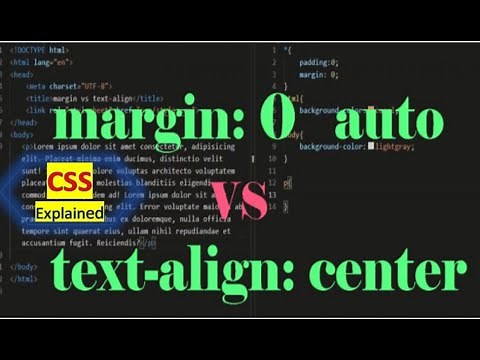 margin: 0 auto Vs text-align: center | CSS Explained | #smartcode