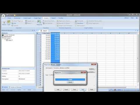 Using Regression in SigmaPlot Version 12