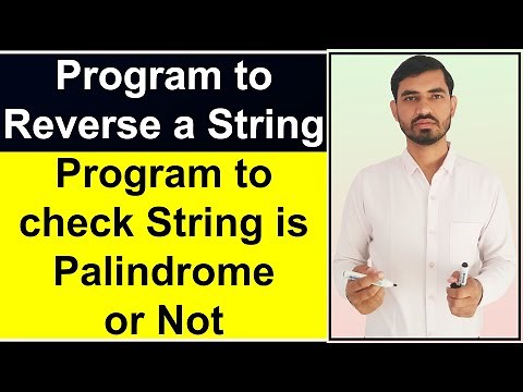 Program to Reverse a String || Program to Check String is Palindrome or not in Java by Deepak