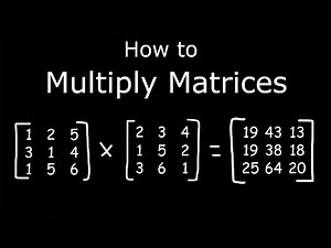Matrices Animation - How to Multiply Matrices