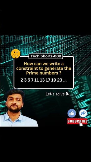 Generate Prime Numbers with Constraints in SystemVerilog #techshorts #shorts #podcastwithnavneet