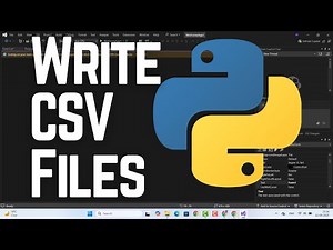 How to Write CSV Files in Python | Python CSV Tutorial