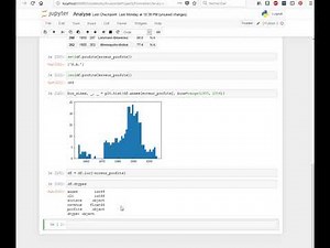 Exemple d'analyse avec jupyter pandas et python