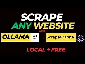Scrape ANY Website & Docs with AI: ScrapeGraphAI + Ollama| FULLY LOCAL + FREE #ai #llm #webscraping