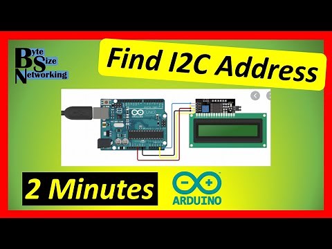 How to find I2C LCD Address Arduino Uno R3