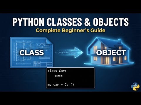 Python Classes & Objects Explained | Complete Beginner's Guide#Python #Programming #OOP