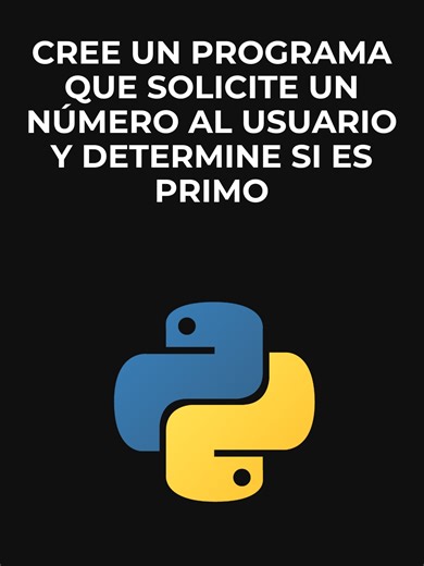 Cree un programa que solicite un número al usuario y determine si es primo. #programacion #html #css #paginaweb #recomendado #php #viral #viraltiktok #tutorial #videoviral #javascript #paratiiiiiiiiiiiiiiiiiiiiiiiiiiiiiii #video #parati