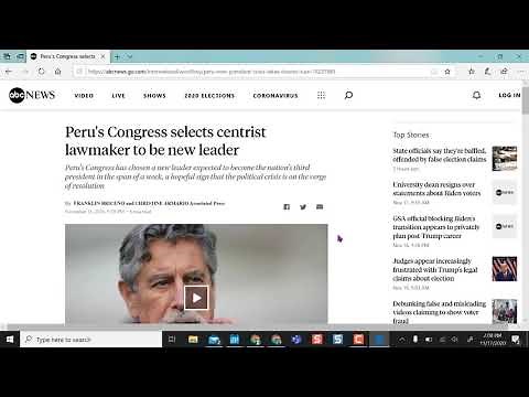 Annotating in Microsoft Edge Browser