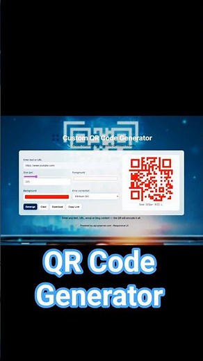 QR Code Generator 🔥 | HTML CSS JavaScript Project #qrcode #coding #htmlcssjs